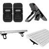 Bewudy 2 Pcs Portable Keyboard Stand, Dual Tilt Angle Adjustment,