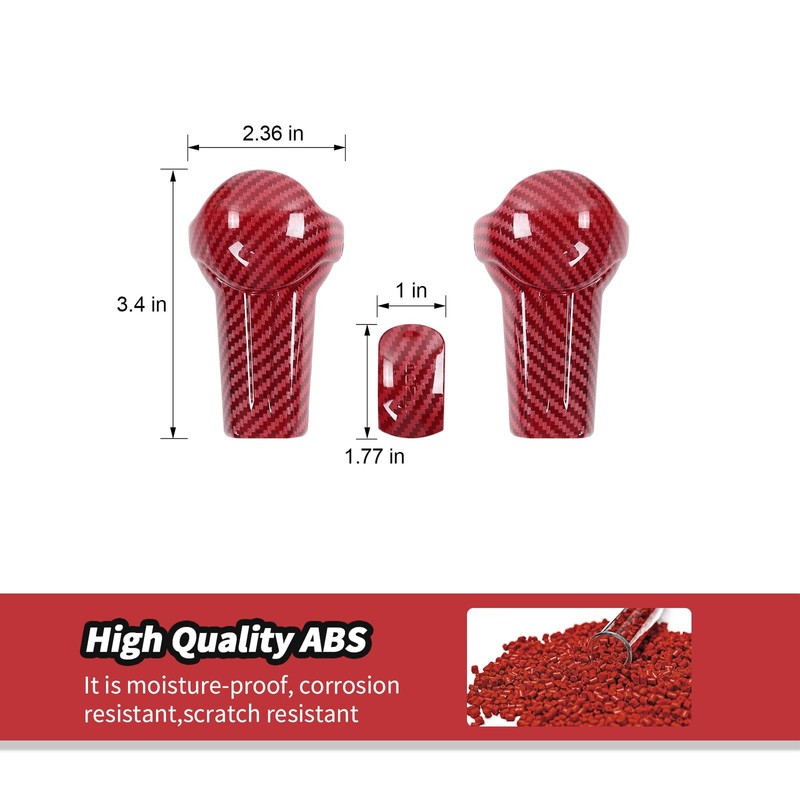 JeCar Gear Shift Knob Cover Trim for Ford Mustang 2015