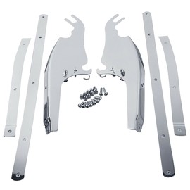 TCMT Windscreen Windshield Mount Bracket Kits Fits For Harley Softail Slim Deluxe Fat Boy Heritage Softail Classic FLS FLSS FLST FLSTC FLSTF FLSTFB FLSTFBS 2000-2017