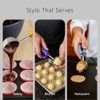 Restaurantware Comfy Grip - Cuchara de gelatina de 4 onzas,