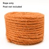 XRzitky Natural Sisal Rope for Cat Scratcher, 1/4 Inch 65FT