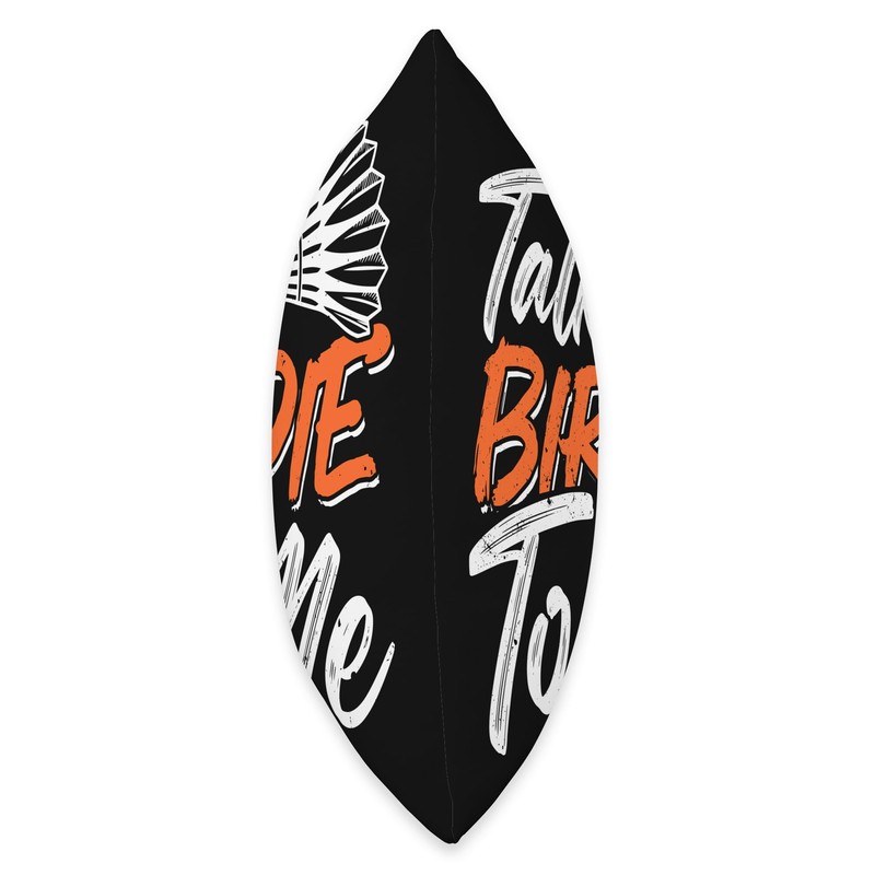 Talk Birdie To Me Throw Pillow