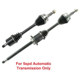 DTA DT1215321541 Front Driver and Passenger Side Premium CV Axles (New Drive Axle Assemblies - 2 pcs (pair) Compatible With Nissan Altima 3.5L Maxima, With 5spd Automatic Only 2004-2006