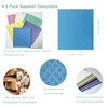 RHVQ Swedish Dishcloths 6-Pack, Super Absorbent & Quick-Dry Reusable Dish