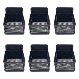 6 Pcs Magnetic Tea Bag Organizer, Refrigerator Storage Basket, Tea Organizer for Refrigerator, Holder for Locker Whiteboard Office - 2.8 Inch