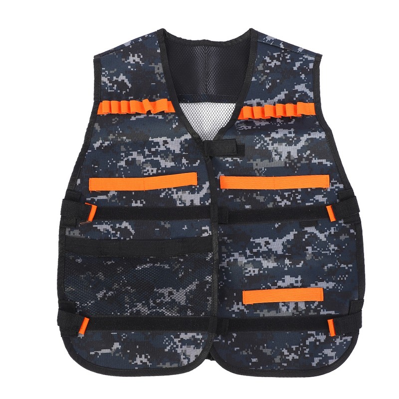 Camouflage Kids Toy Gun Clip Vest Kit Vest Clips Soft