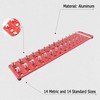 findmall 28 Nut and Bolt Thread Checker Bolt Sizes and