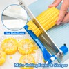 Orgthin Multipurpose Cheese Slicer Cutter with Board, Adjustable Thickness Dial