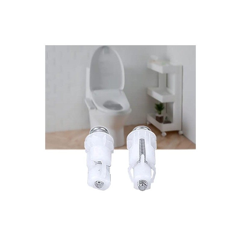 2 piezas de tornillos para asiento de inodoro de fijación