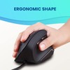 Perixx PERIMICE-515II Wired Ergonomic Vertical Mouse - 1000/1600 DPI -