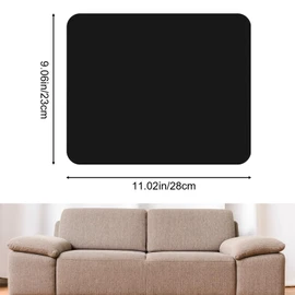3 PCS Canvas Repair Patch, 9×11 Inch Waterproof Self-Adhesive Fabric Repair Patch, Strong Sticky Repair Kit for Sofas, Tote Bag, Boat Cover, Pop up Canopy, Car Seats (Black)
