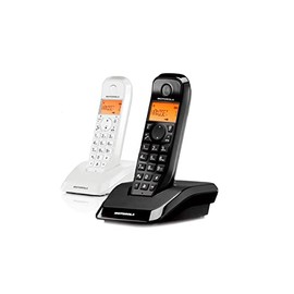 Telefono fisso motorola s1202 duo nero bianco (1000044456)