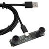 Svpro USB Camera with Two Lenses 1080P 60fps High Speed