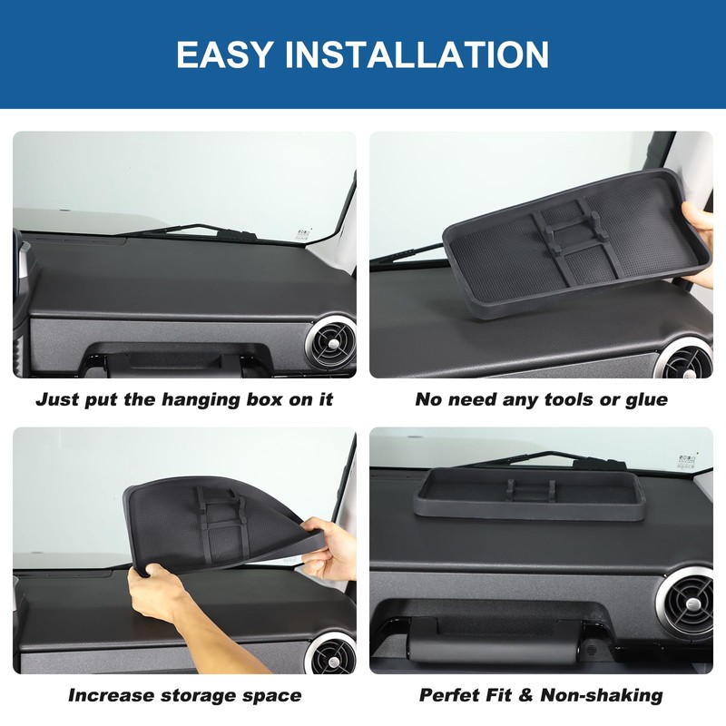 Tumukiw Center Console Dash Storage Tray Compatible with Ineos Grenadier