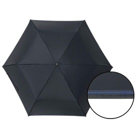 Mabu SMV-40342 Sun Umbrella, Navy Blue, Sun or Rain, Heat-Cut Ti for MEN