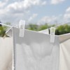 10 Pcs Curtain Clips for Paper Blinds, Clear Plastic Clips