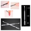 Cuticle Pusher Double-Sided Cuticle Stainless Steel for Gel Nails (Cuticle