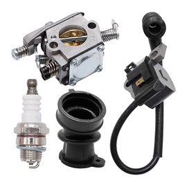 Anxingo WT-286 Carburetor for Stihl 021 023 025 MS210 MS230 MS250 Chainsaw Carb with Air Filter Ignition Coil Fuel Line Tune Up Kit