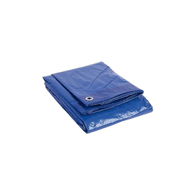 Blackspur - Waterproof Tarpaulin - 4ft x 6ft - Blue