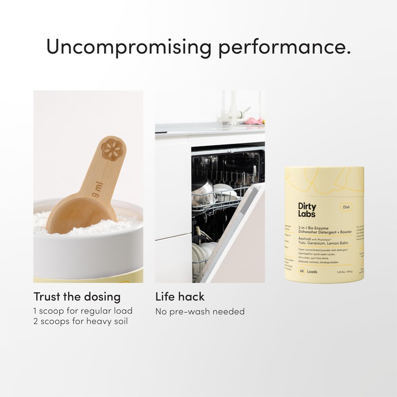 Dirty Labs | Dishwasher Detergent and Booster | Aestival Scent