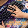 6Pcs Finger Chopsticks, Snack Chopsticks, Gamer Chopsticks, Finger Chopsticks for