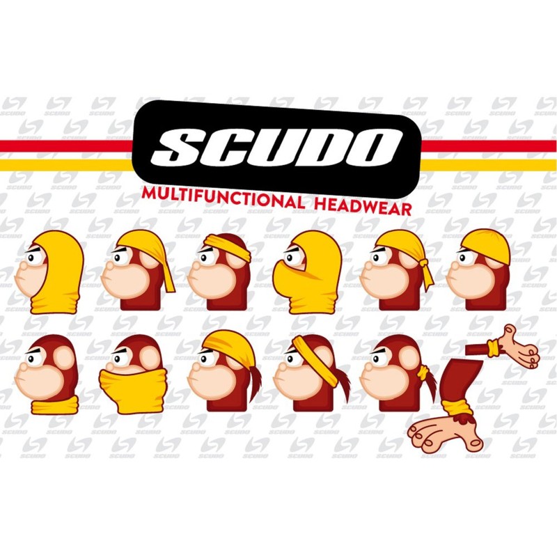 ScudoPro Trinidad And Tobago Flag Multifunctional UV Protection Headband Face