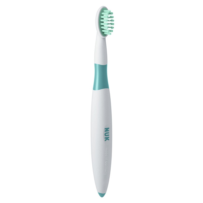 NUK 10256207 Training Tooth Brush with Protective Ring Safe Cleaning of