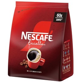 Nescafe Excella Refill, 2.1 oz (60 g), 30 Cups, Black, Regular Soluble Coffee