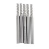 Timunr 5Pcs Cutters Helical Cutter Heads Steel Drill Bit Total