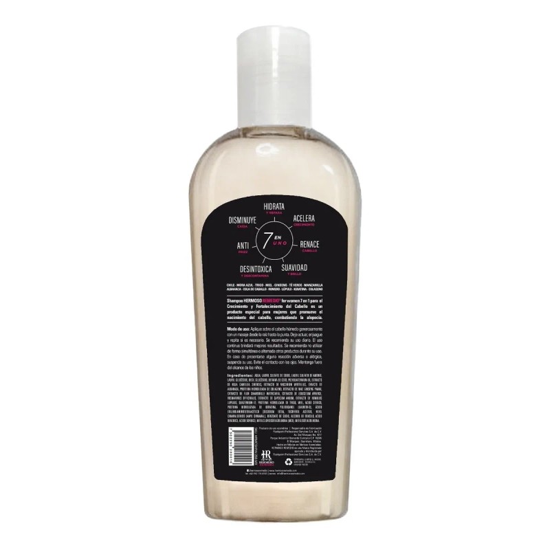 2 Shampoo Anticaida Crecimiento Acelerado Hidratante 7 En 1