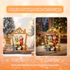 6.3" Nativity Scene with Lights - Hand Painted Nativity Sets