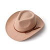 EOGIMI Suede Cowboy Hat for Women and Men Classic Western