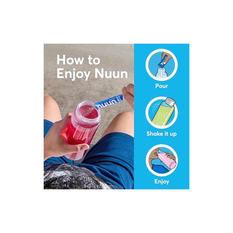 Nuun Paquetes Electrolitos Deportivos Polvo Sabor Limonada Rosa Esenciales Hidratación