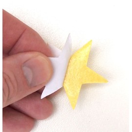 Playfully Ever After 1.5 Inch Mixed Color Assortment 85pc Felt Star Stickers