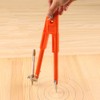 Professional Woodworking Compass 25cm Large Compass Carpenter Tools for Drawing