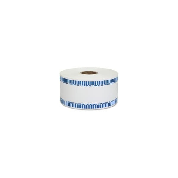 Coin-Tainer Automatic Coin-Wrapper Roll, Nickels, Blue, Roll of 1,900