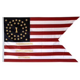 Aihccy 35 Star American Civil War 6th Pennsylvania Cavalry Guidon Flag Banner Man Cave 3x5Feet