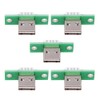 NFHK 5pcs/set DIY OEM USB Type A Male Plug Connector
