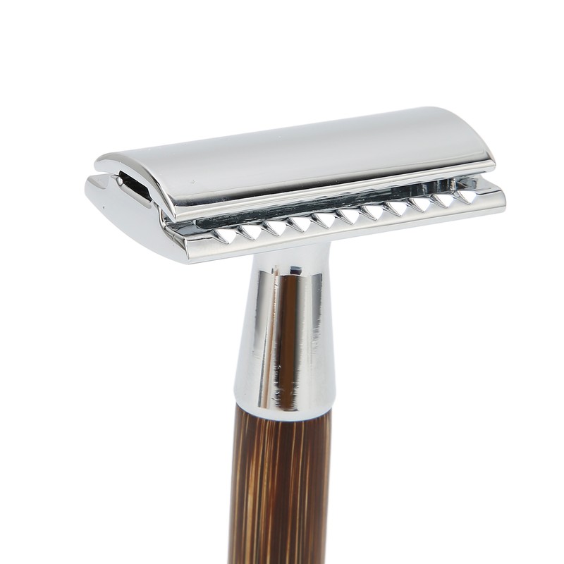 Safety Shaver Professional Double Edge Razor with Heavy Duty Long