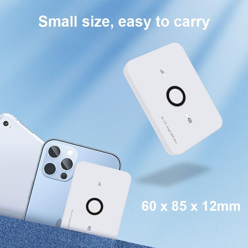 HOSAYA Portable WiFi 4G SIM Card Router 10 WiFi Users