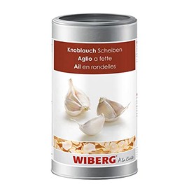 Wiberg Garlic in slices (380 g can)