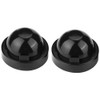 2 Pcs 90mm Black Rubber LED Headlight Dust Cover Dust