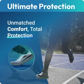 VALSOLE Sports Insoles Men Women,Dynamic Insole for Sport,Running and Leisure,All Day Comfort Insole,3D Printed Insoles (Blue, 9.5-11 UK-294mm)