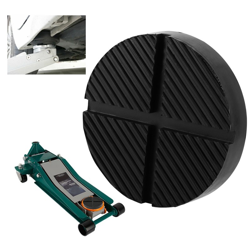 Universal Floor Jack Pad Adapter Slotted Jacking Point Cushioning Rubber