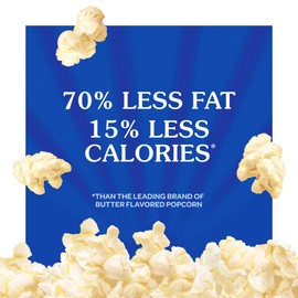 ACT II Light Butter Microwave Popcorn Bags, 6-Count (Pack of 6)