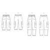 Simplicity UNISEX - Patrón de costura para pantalones, multicolor