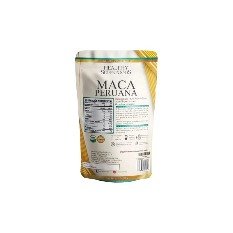 Maca Peruana 500g Premium Orgánica