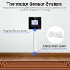 JIMEIDA Digital Programmable Thermostat Heating Black Floor Heating Chamber Constant