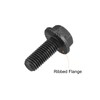 uxcell M12-1.75x30mm Hex Serrated Flange Bolts 10.9 Grade Carbon Steel