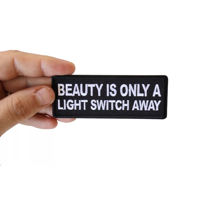 Ivamis Beauty is Only a Light Switch Away Patch- 4x1.5